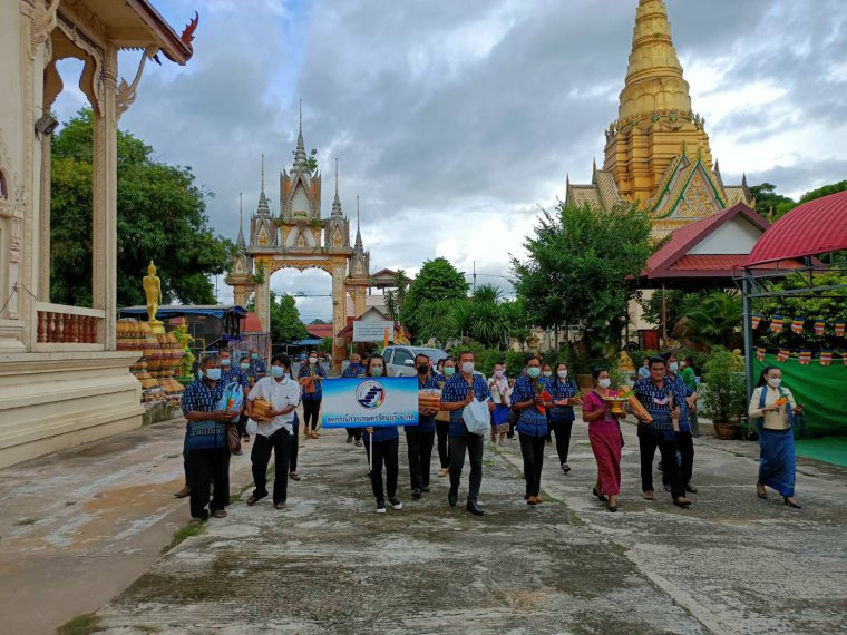 ถวายเทียนพรรษา เนื่องในวันอาสาฬหบูชาและวันเข้าพรรษา ปี 2565